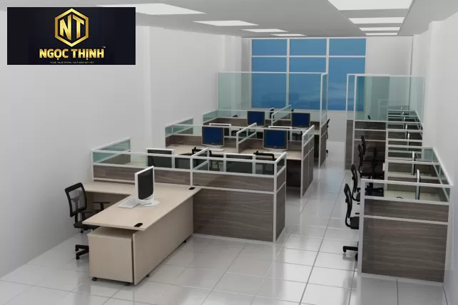 Vách Ngăn Văn Phòng Hiện Đại Long Thành – Nhơn Trạch | Nội Thất Ngọc Thịnh