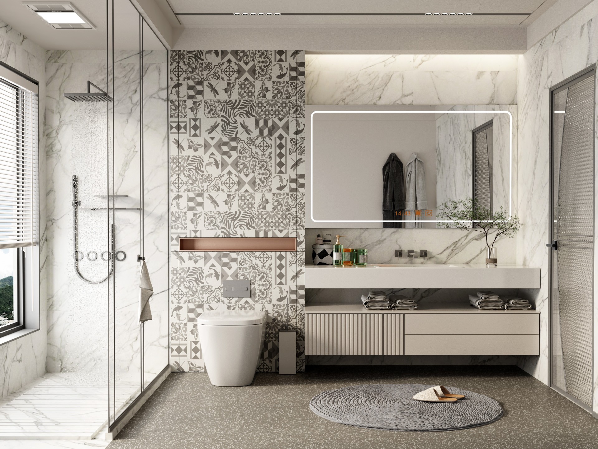 Vì sao cần chọn đúng vật liệu làm kệ tủ nhà tắm?